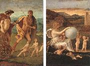 BELLINI, Giovanni Four Allegories: Perseverance and Fortune  ff oil painting artist
